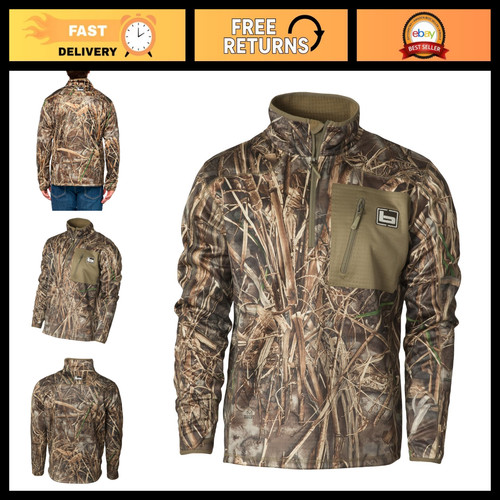 Men mid layer zip fleece - mid-layer, 1/4