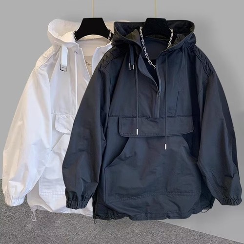 Men casual anorak hooded - men,