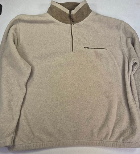 Beige fleece quarter zip - fleece,